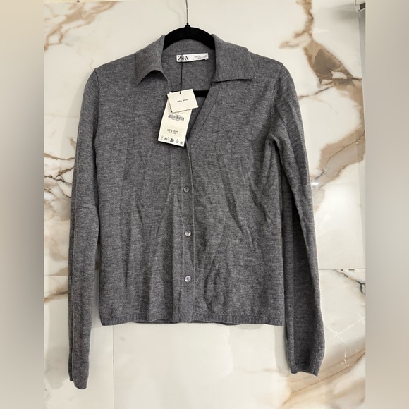 Zara 100% wool cardigan - Picture 6 of 6